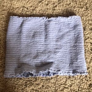 Brandy Melville ruffle tube top